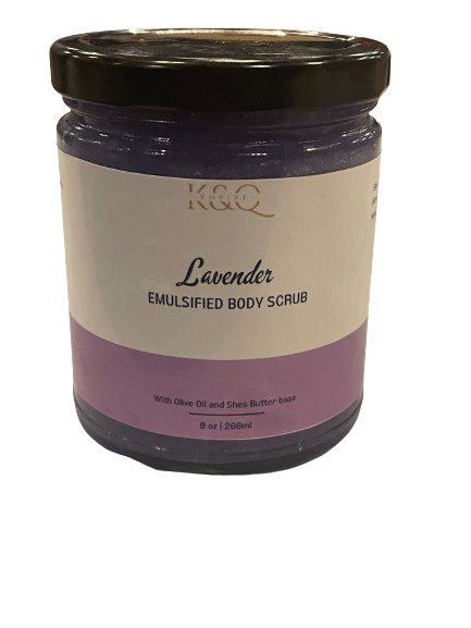 Lavender body scrub